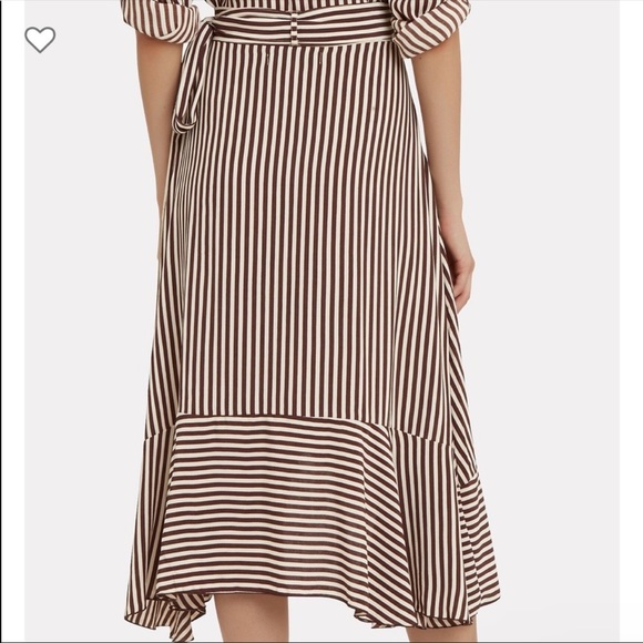 Faithfull the Brand Tramonti Striped wrap skirt M - Picture 2 of 16